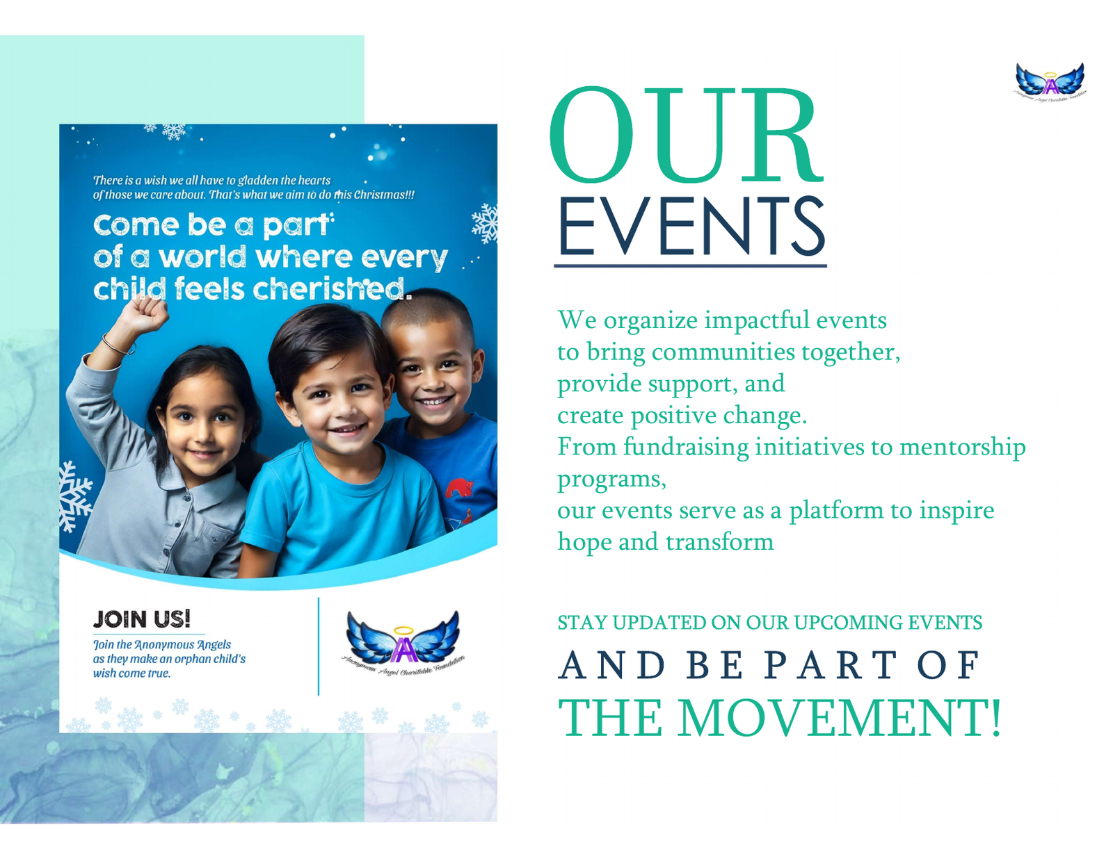 Our Events overview image from PDF